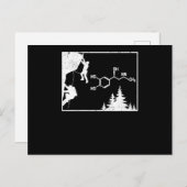 Carte Postale Formule chimique d'adrénaline de l'escalade Bloc (Devant / Derrière)