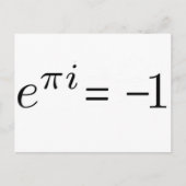 Carte Postale Formule Euler ! (Devant)