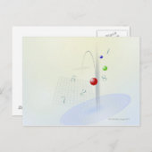 Carte Postale Formule, graphique, symboles mathématiques 10 (Devant / Derrière)