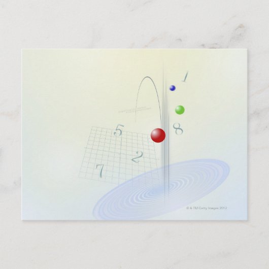 Carte Postale Formule, graphique, symboles mathématiques 10 (Devant)