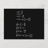 Carte Postale Formule physique (Devant)