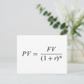 Carte Postale Formule "Valeur du temps" (Debout devant)