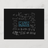 Carte Postale Formules mathématiques mathématiques (Devant)