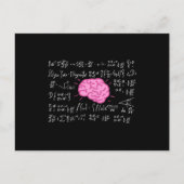 Carte Postale Formules mathématiques pour les têtes intelligente (Devant)