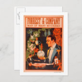 Carte Postale Forrest & Company Man of Many Mysteries Magie (Devant / Derrière)