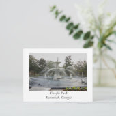 Carte Postale Forsyth Park Fontaine Savannah Géorgie (Debout devant)