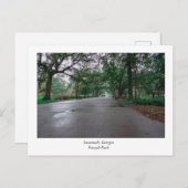 Carte Postale Forsyth Park Savannah Georgia (Devant / Derrière)