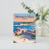Carte Postale Fort Antoine Monaco (Debout devant)