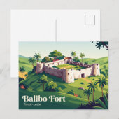 Carte Postale Fort Balibo Timor-Leste (Devant / Derrière)