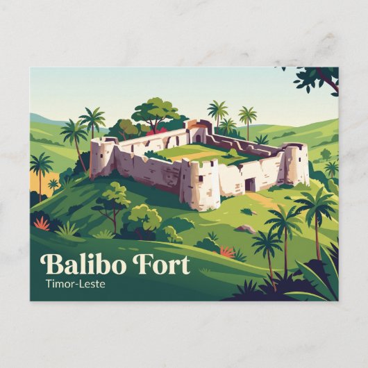 Carte Postale Fort Balibo Timor-Leste (Devant)