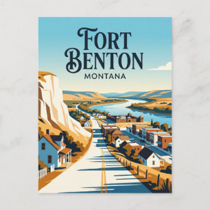 Carte Postale Fort Benton États-Unis