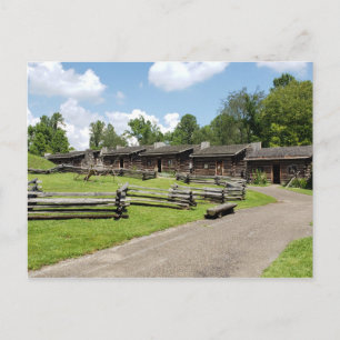Carte Postale Fort Boonesborough du 18e siècle au Kentucky