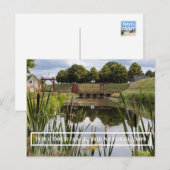 Carte Postale Fort Bourtange, Groningen, Pays-Bas (Devant / Derrière)