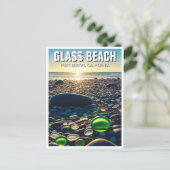 Carte Postale Fort Bragg Glass Beach Californie (Debout devant)