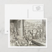 Carte Postale Fort Caroline, 1565, from 'New (Devant / Derrière)