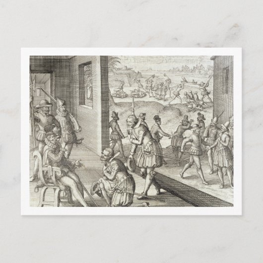 Carte Postale Fort Caroline, 1565, from 'New (Devant)
