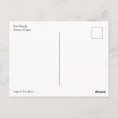 Carte Postale Fort Clatsop, Astoria (Dos)