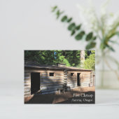 Carte Postale Fort Clatsop, Astoria (Debout devant)