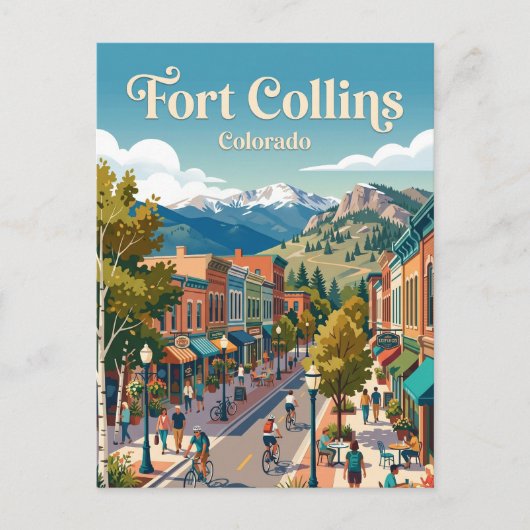 Carte Postale Fort Collins Colorado (Devant)