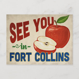 Carte Postale Fort Collins Colorado Apple - Vintage voyage