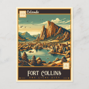 Carte Postale Fort Collins, Colorado   VINTAGE