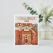 Carte Postale Fort d'Agra Inde (Debout devant)