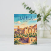 Carte Postale Fort de Bahla Oman (Debout devant)