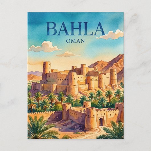 Carte Postale Fort de Bahla Oman (Devant)
