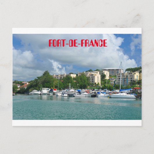 Carte Postale Fort-de-France, Martinique (Devant)