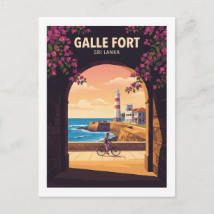 Carte Postale Fort de Galle Sri Lanka Souvenir