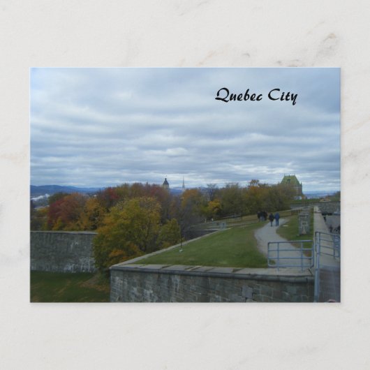Carte Postale Fort Grounds Vieux Québec (Devant)