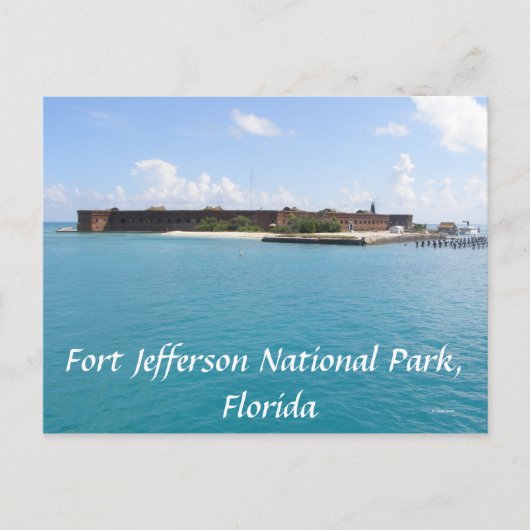 Carte Postale Fort Jefferson (Devant)
