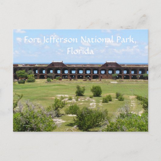 Carte Postale Fort Jefferson (Devant)