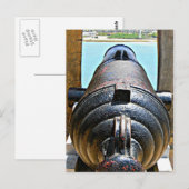 Carte Postale Fort Jesus, Mombasa, canon du Kenya (Devant / Derrière)