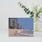 Carte Postale Fort Lauderdale Florida Beach & Ocean Postcard (Debout devant)
