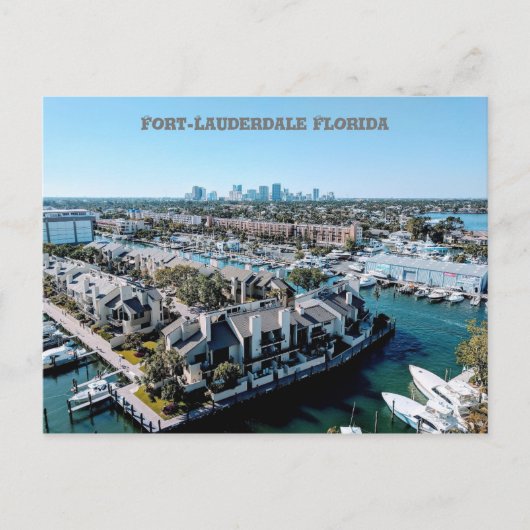Carte Postale Fort Lauderdale Floride (Devant)