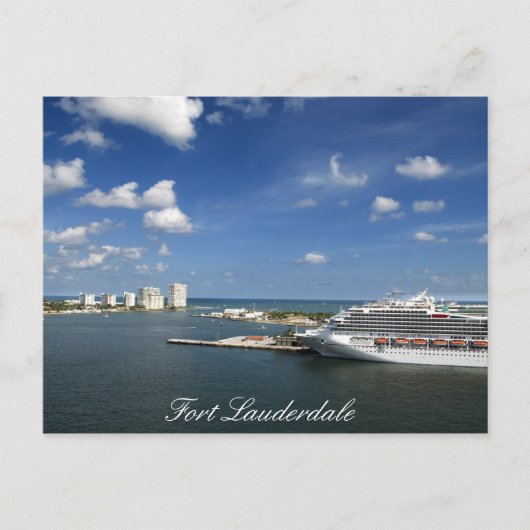 Carte Postale Fort Lauderdale Floride (Devant)
