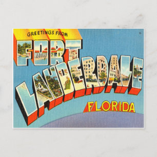 Carte Postale Fort Lauderdale Floride