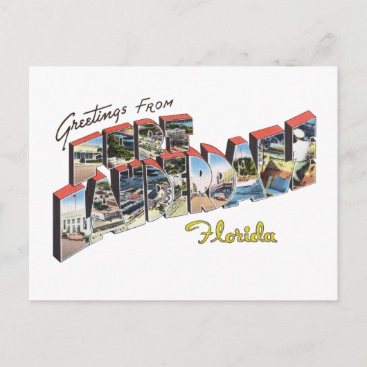 Carte Postale Fort Lauderdale Floride (Devant)