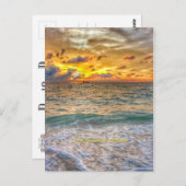 Carte Postale Fort Lauderdale, Floride - Aqua Burn (Devant / Derrière)