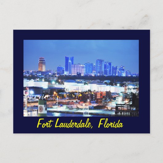 Carte Postale Fort Lauderdale, Floride, États-Unis (Devant)