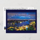 Carte Postale Fort Lauderdale, Floride, États-Unis (Devant / Derrière)