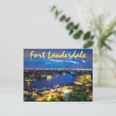 Carte Postale Fort Lauderdale, Floride, États-Unis (Debout devant)