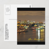 Carte Postale Fort Lauderdale, Floride, la Venise américaine (Devant / Derrière)