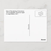 Carte Postale Fort Lauderdale, Floride, la Venise américaine (Dos)