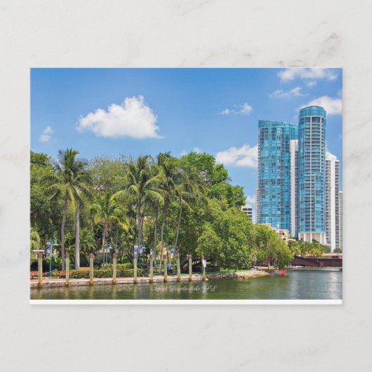 Carte Postale Fort Lauderdale, Floride pittoresque (Devant)