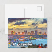 Carte Postale Fort Lauderdale, Floride, USA (Devant / Derrière)