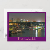 Carte Postale Fort Lauderdale, La Venise des Amériques (Devant / Derrière)