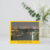 Carte Postale Fort Lauderdale, La Venise des Amériques (Debout devant)