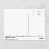 Carte Postale Fort Lauderdale, La Venise des Amériques (Dos)